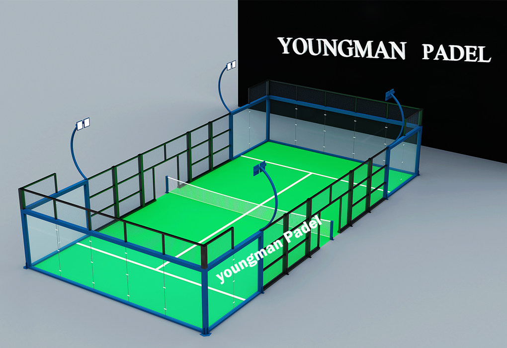 สนามเทนนิสพาเดลกีฬาแห่งใหม่เข้ามหาวิทยาลัยระดับมัธยมศึกษาตอนต้น