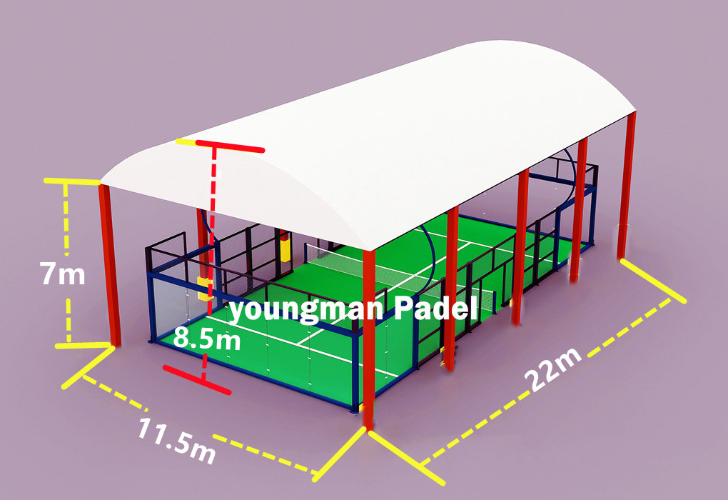 Height of Padel Court Canopy